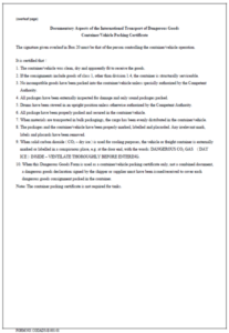 intermodal transport declaration - Honexpres
