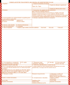 ADR multimodal form